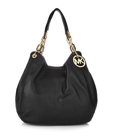 michael kors shoulder bag leather|michael kors slouchy shoulder bag.